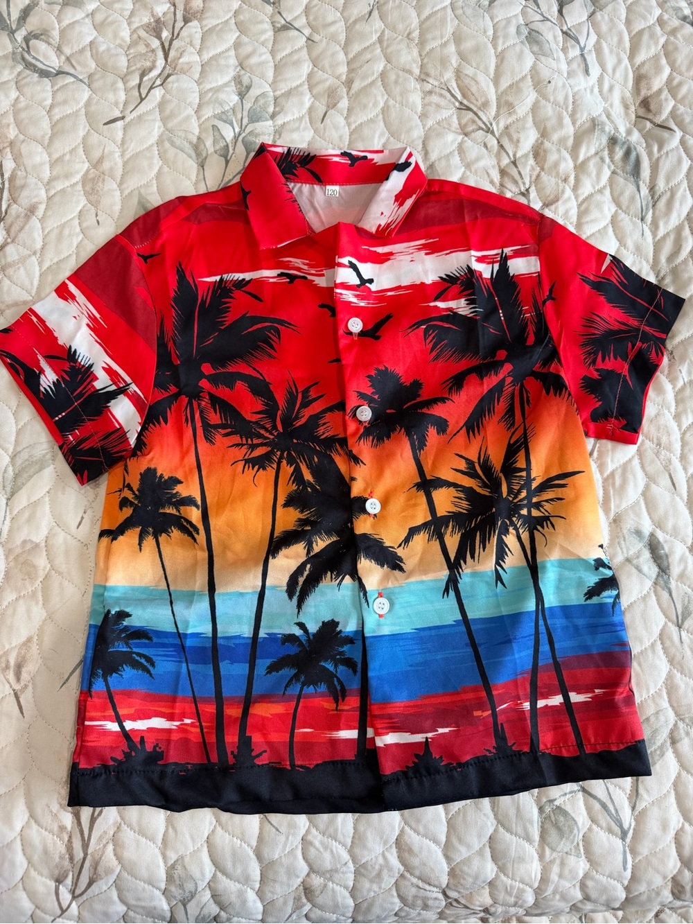 Little Boys’ Hawaiian Style Shirt